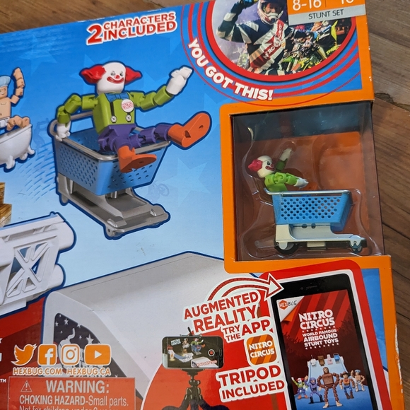 Hex Bug - Nitro Circus - Air Bound - Stunt Set - Clown - 2 characters included - Picture 4 of 6